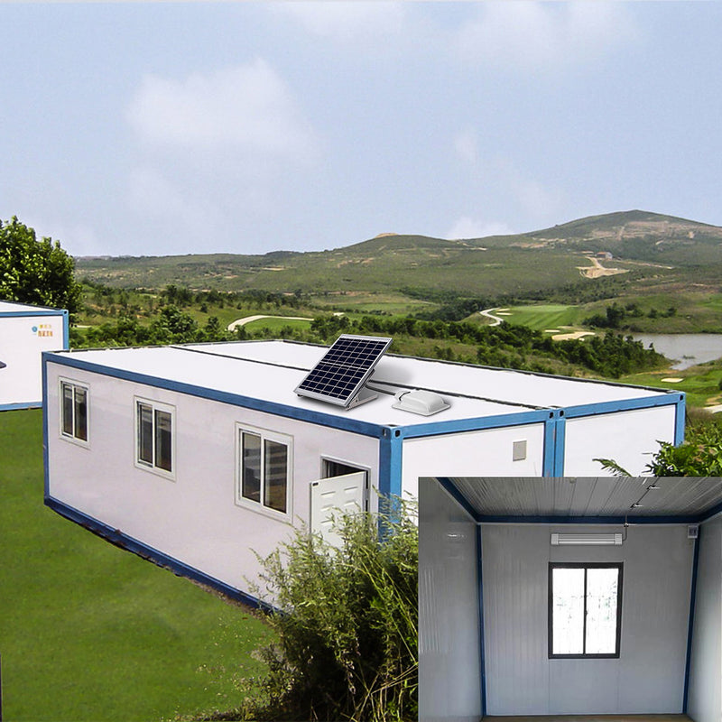 Kit de Iluminación Solar Interior para Contenedores Marítimos