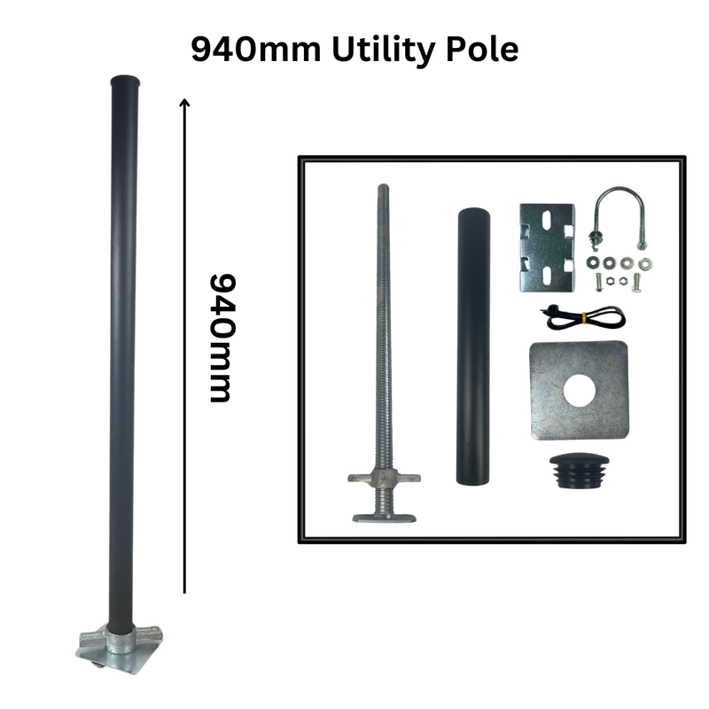 Poste para Contenedores Marítimos para Focos LED, CCTV y Accesorios de Iluminación