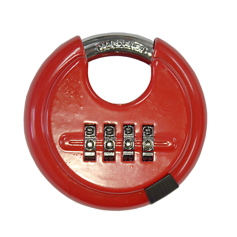 Candado de Disco de Combinación de 4 Dígitos con Arco Blindado de Acero Endurecido de 70 mm
