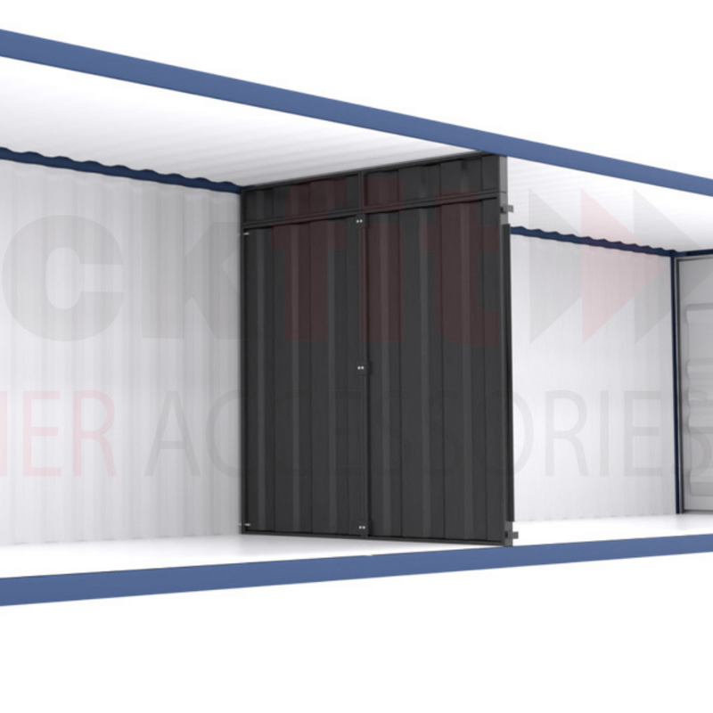 Kit de Pared Divisoria para Contenedor High Cube con Paneles de Cerramiento