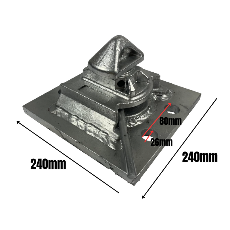 Placa de Fijación Twistlock para Contenedores Marítimos con Soldadura Industrial