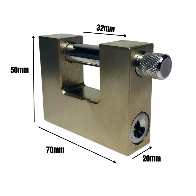 Candado de Alta Seguridad de 70 mm Opción de Llaves Iguales Disponible
